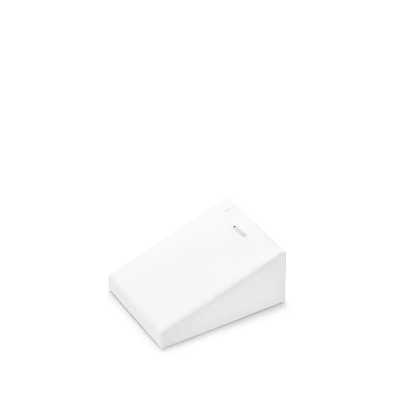 White Luxury Metal Microfiber Jewelry Showcase Display Set TT053