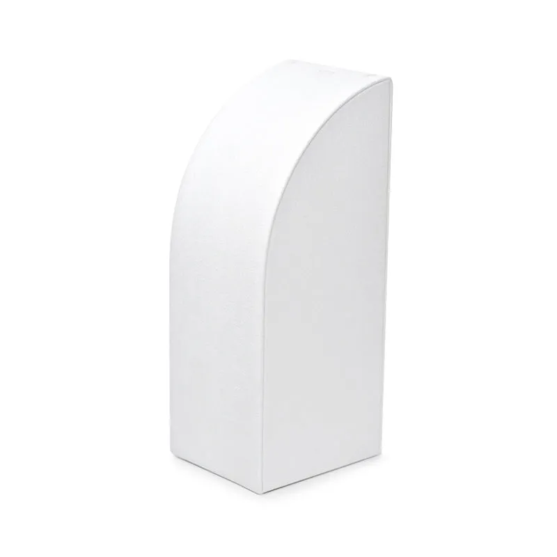 White Luxury Metal Microfiber Jewelry Showcase Display Set TT053
