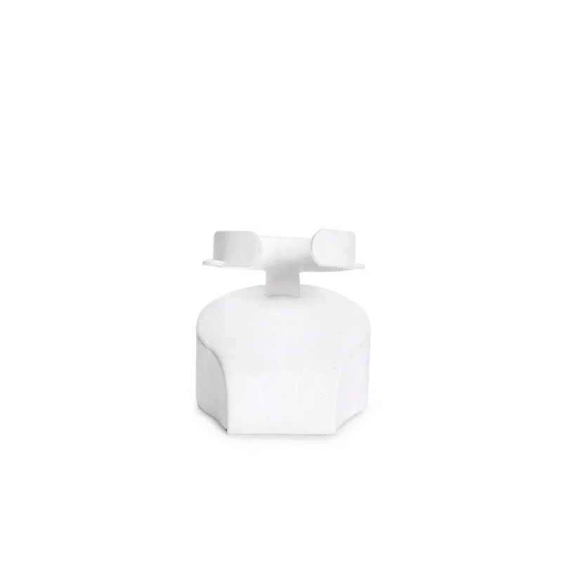 White Microfiber Jewelry Display Stand Showcase Set TT085