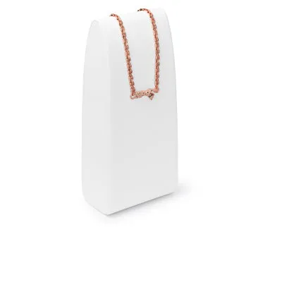 White Microfiber Jewelry Set TT110