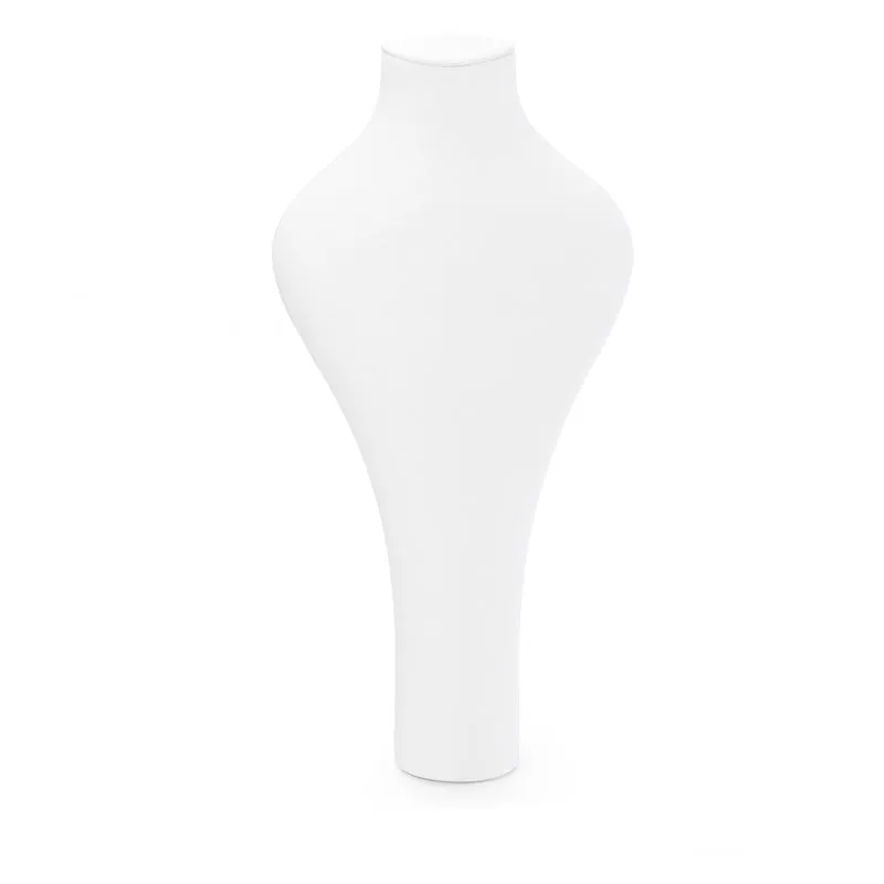 White Microfiber Jewelry Showcase Display Set TT056
