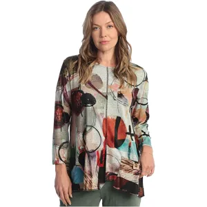 Women's Jess & Jane Two Pocket Tunic Toscana Fall Multi