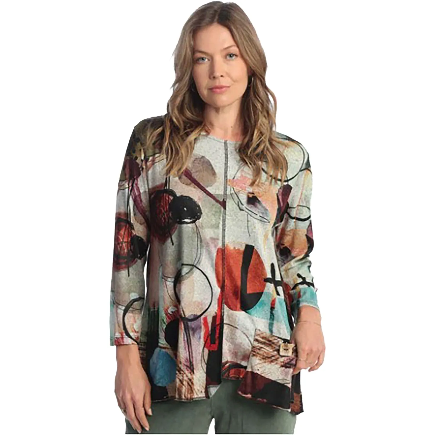 Women's Jess & Jane Two Pocket Tunic Toscana Fall Multi