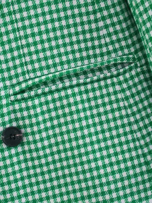 Women’s suit plaid small suit jacket