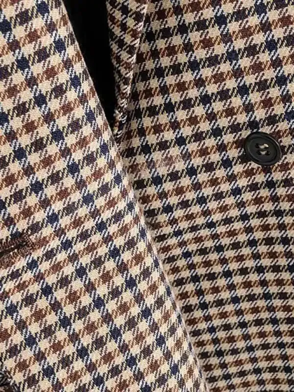 Women’s suit plaid small suit jacket